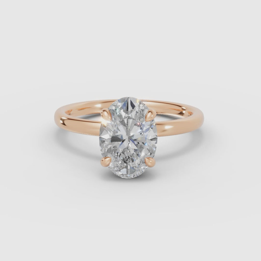 GAIA | Anillo solitario oval