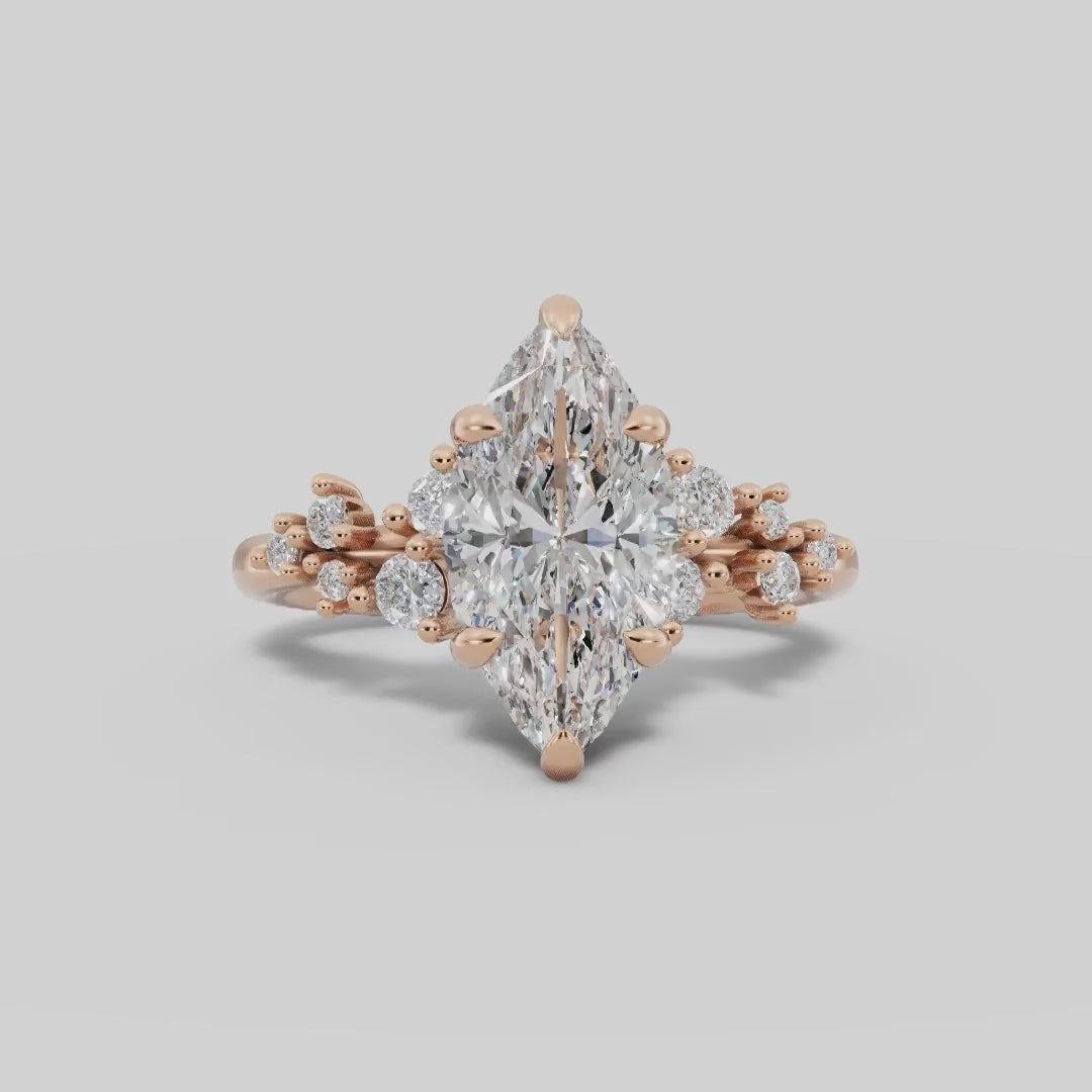 JASMINE | Anillo clúster marquesa