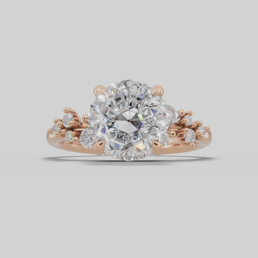 JASMINE | Anillo clúster brillante