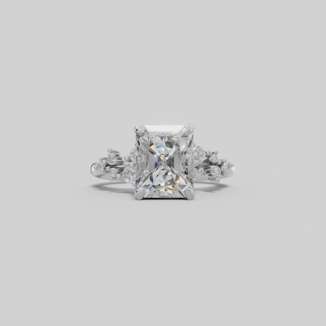 JASMINE | Anillo clúster radiante