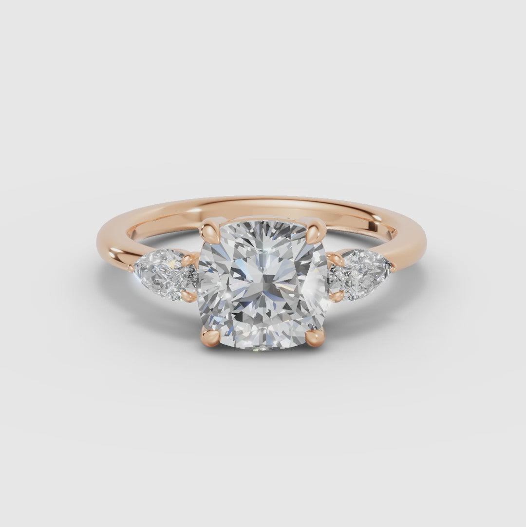 ELARA | Anillo trilogía cojín