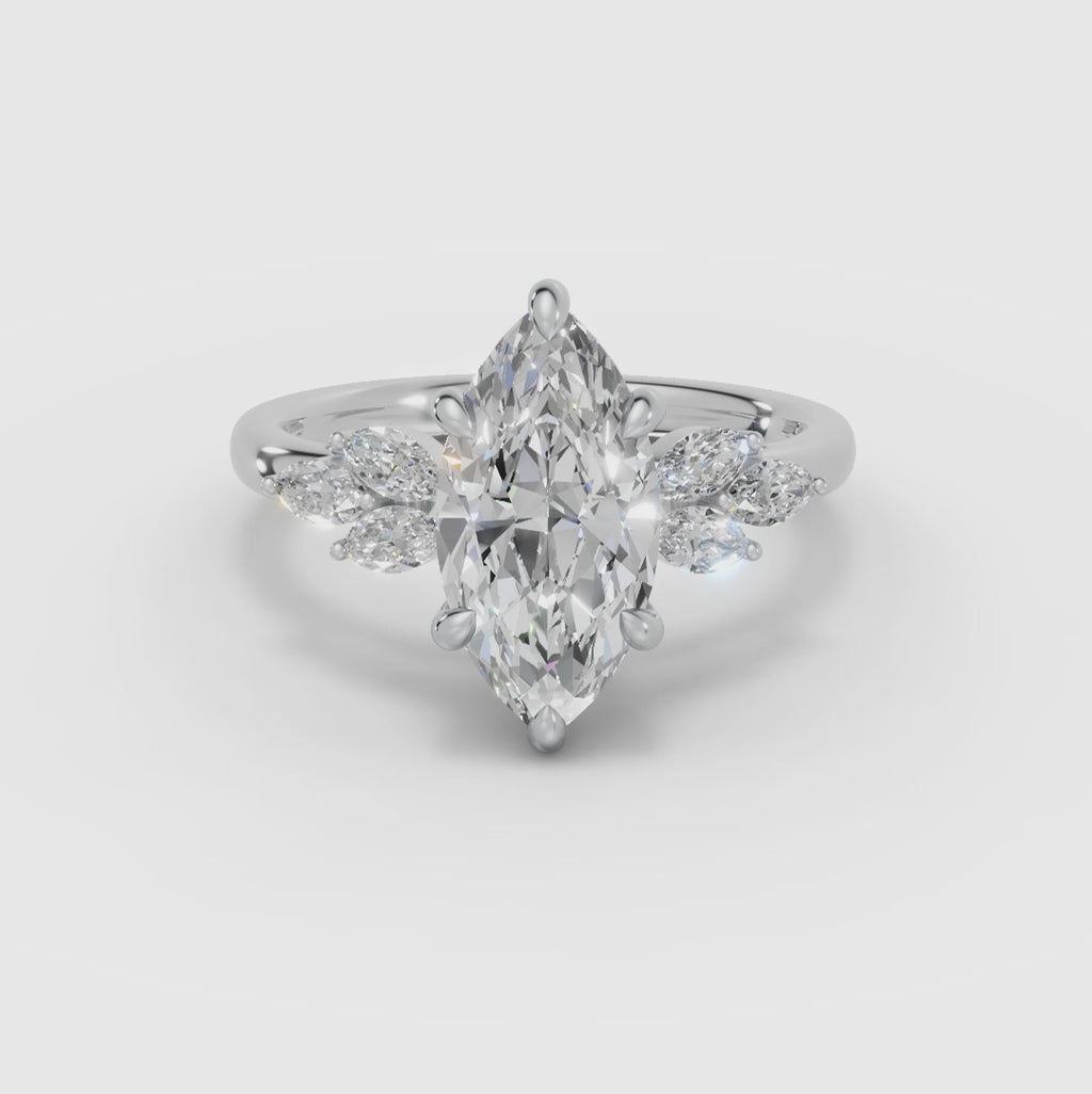 Marquise Cluster Ring | VESTA