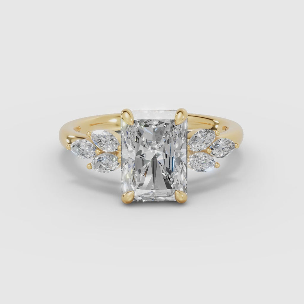 Anillo clúster radiante | VESTA