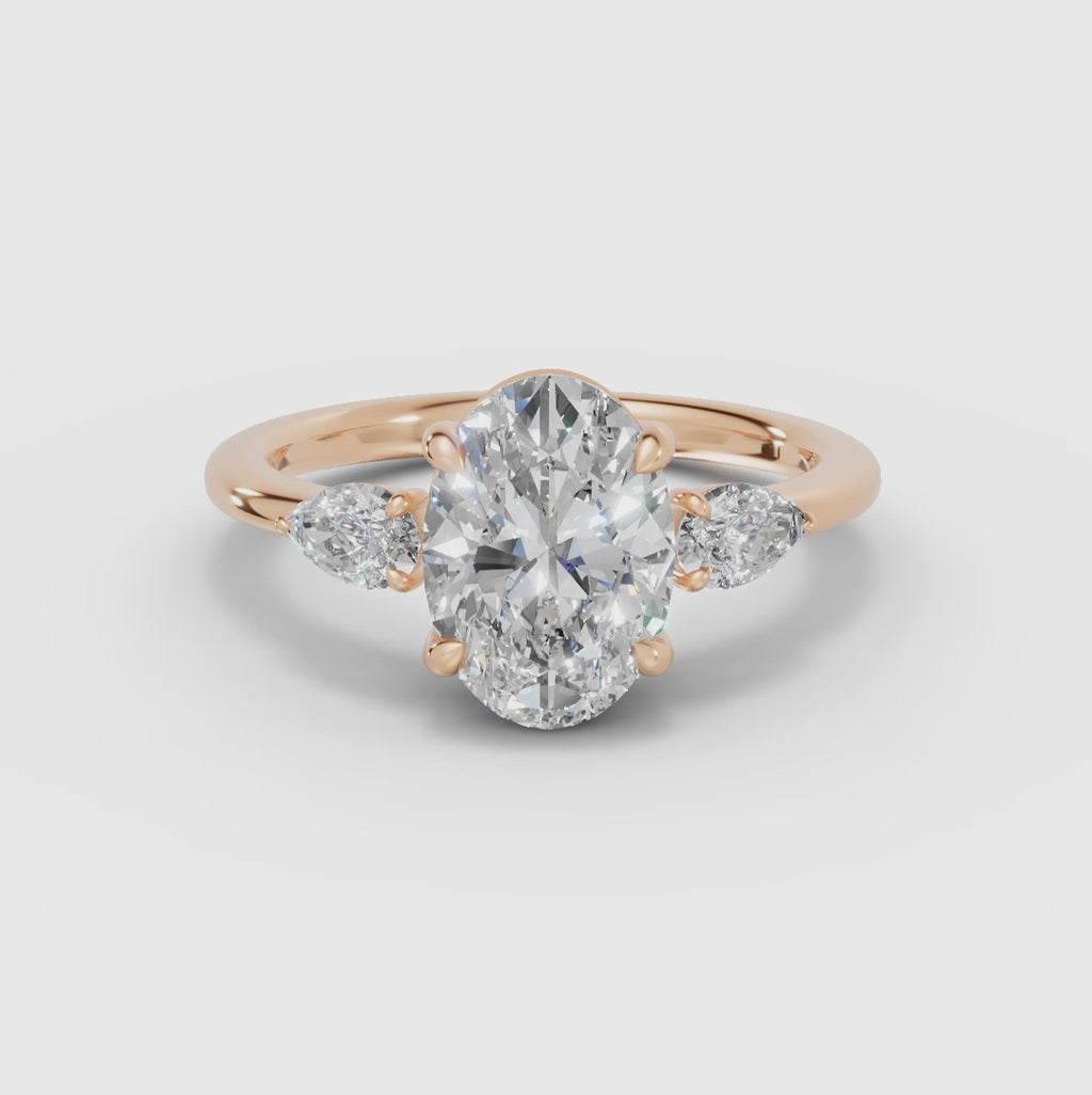 ELARA | Anillo trilogía oval