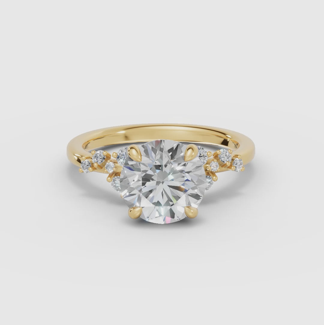 JASMINE | Anillo clúster brillante