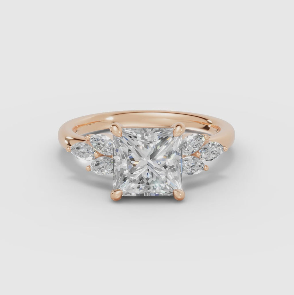 Anillo clúster princesa | VESTA