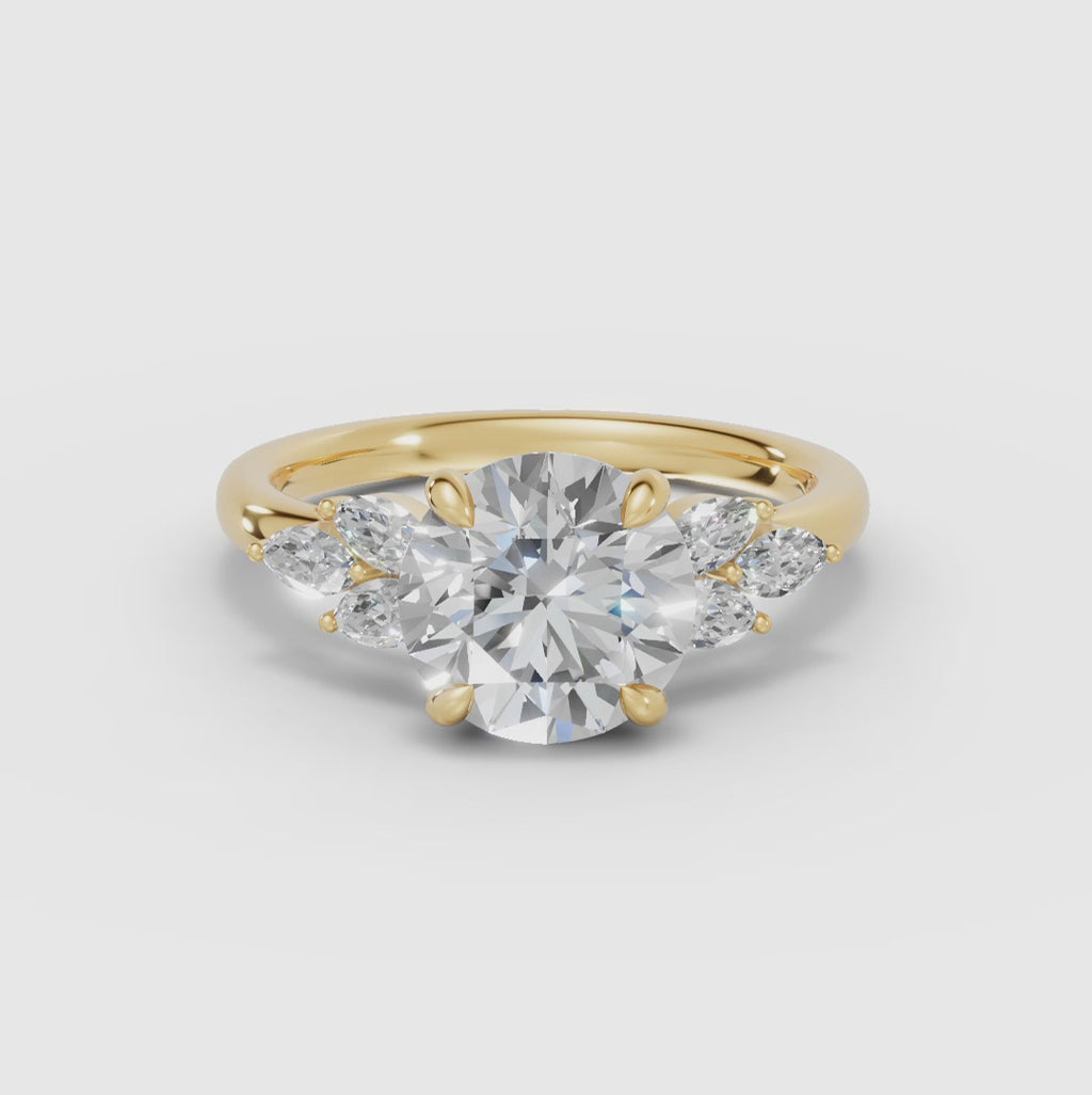 Anillo clúster brillante | VESTA
