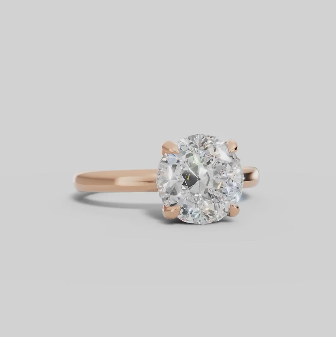 GAIA | Anillo solitario brillante