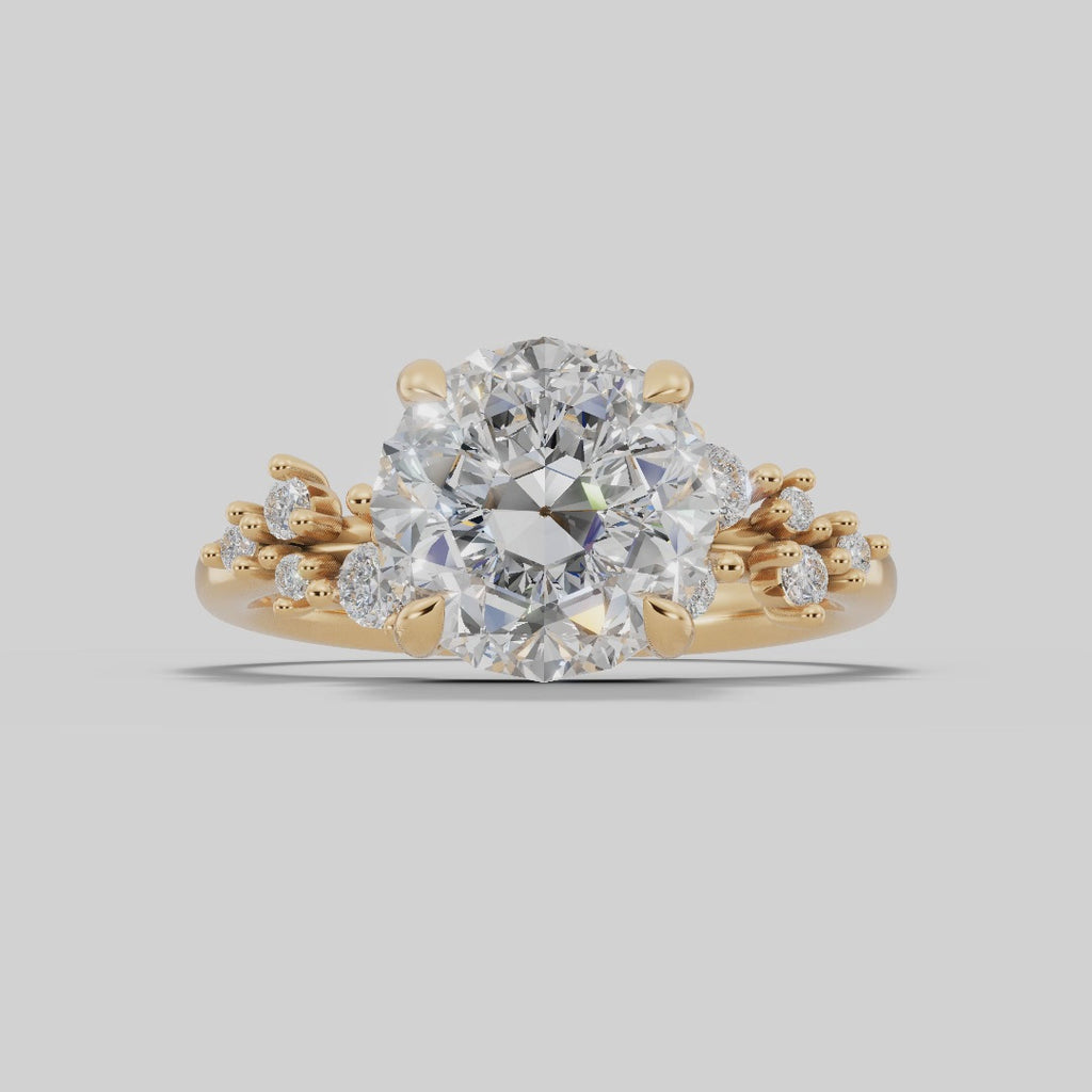 JASMINE | Anillo clúster brillante