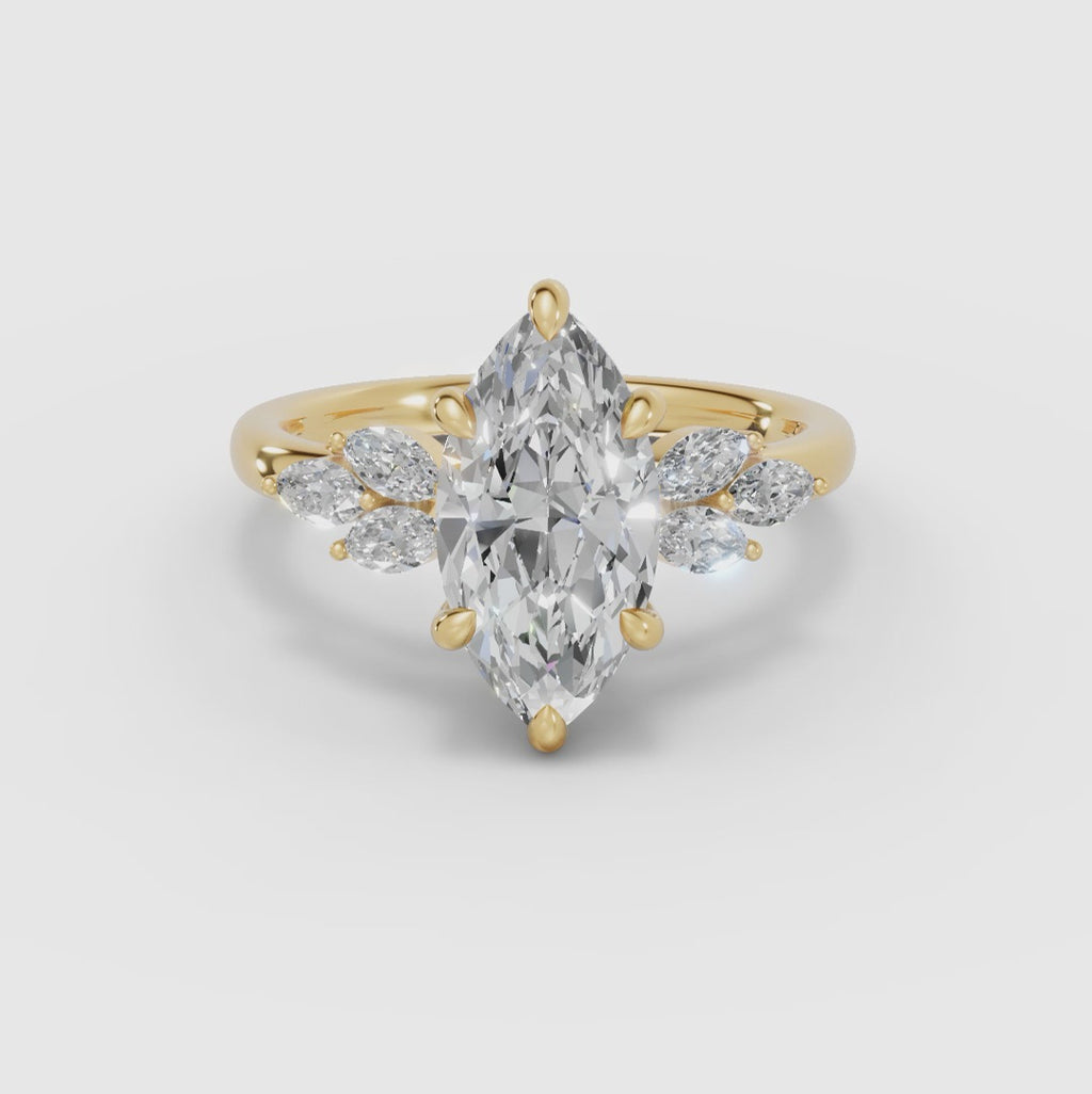 Marquise Cluster Ring | VESTA