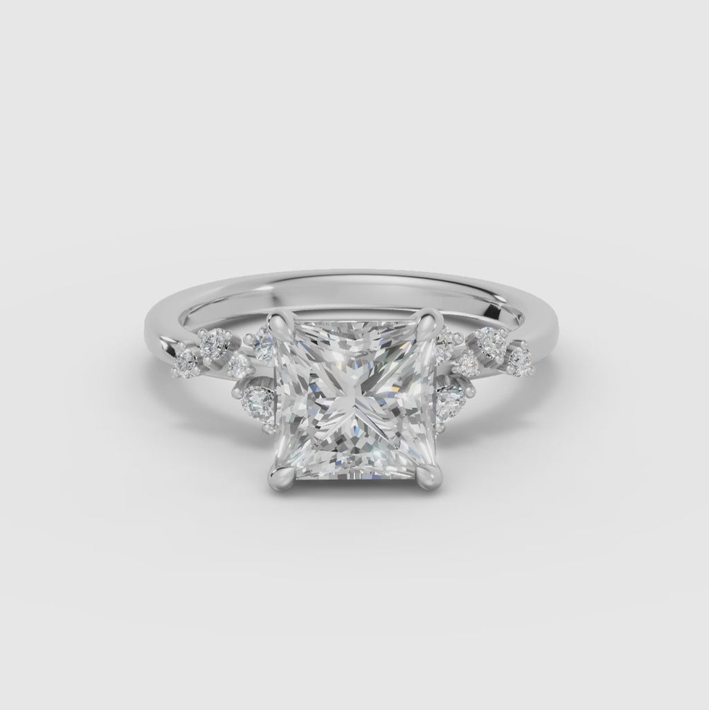 JASMINE | Anillo clúster princesa