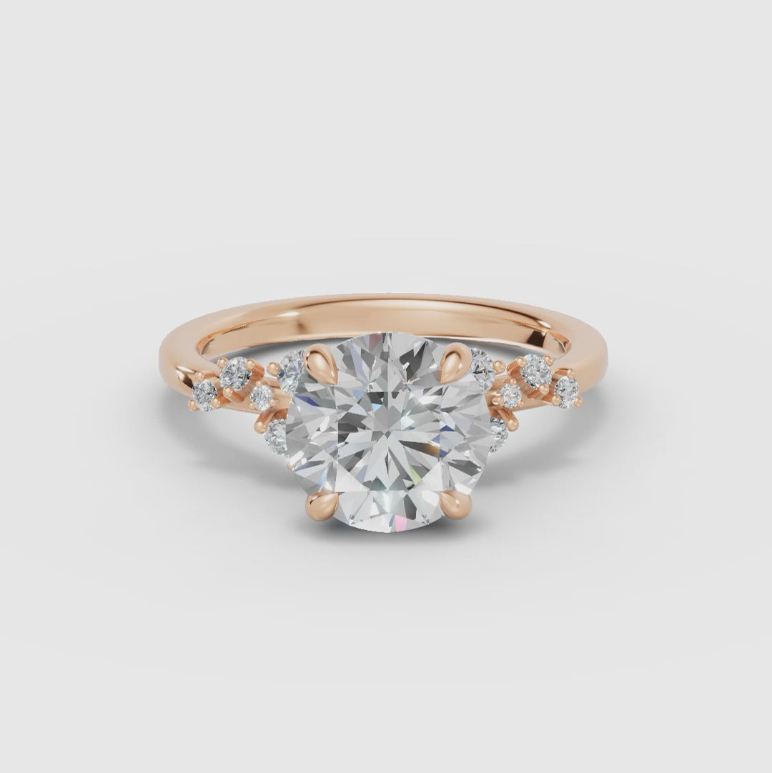 JASMINE | Anillo clúster brillante